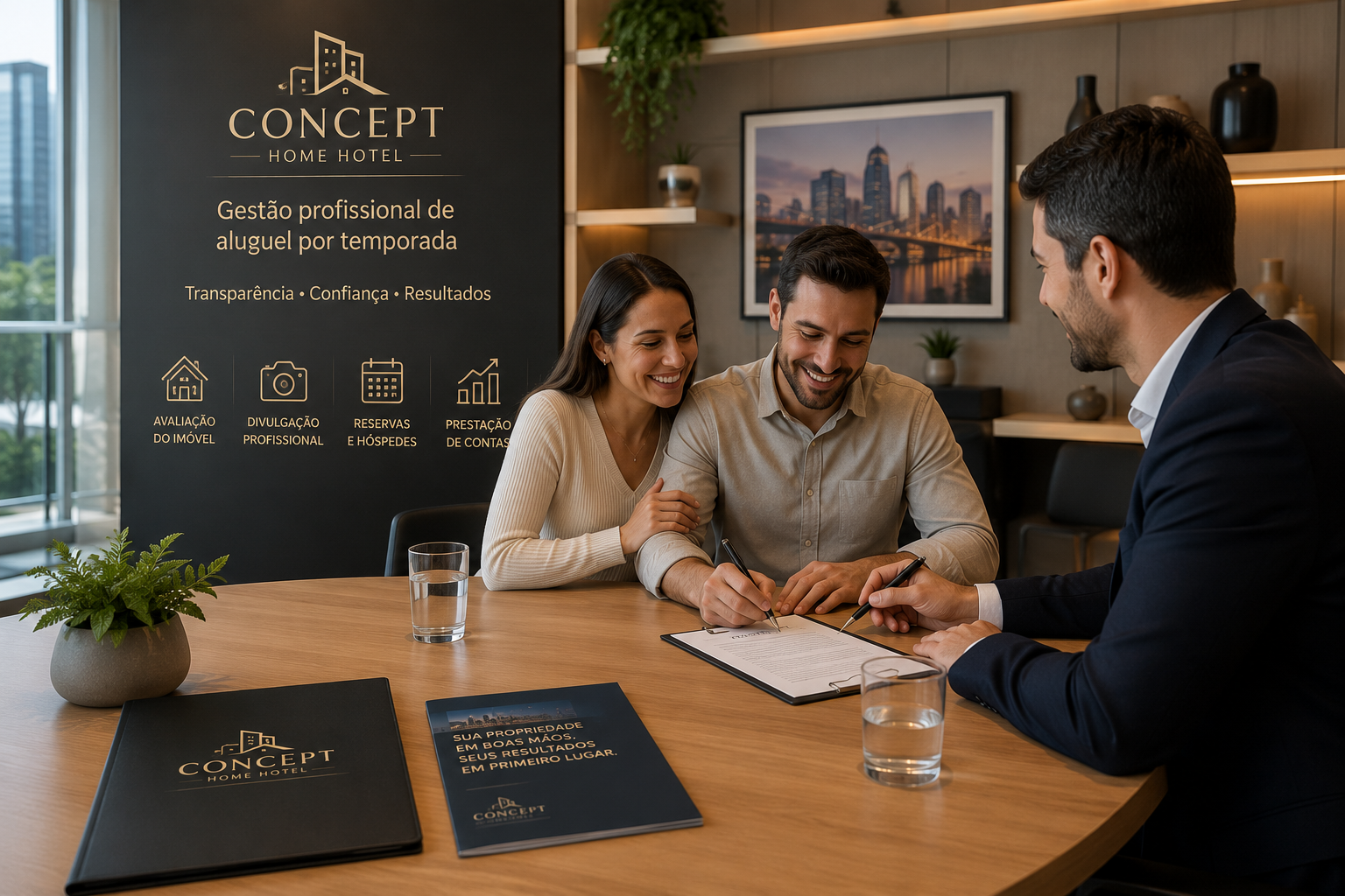 Como funciona a Concept Home Hotel