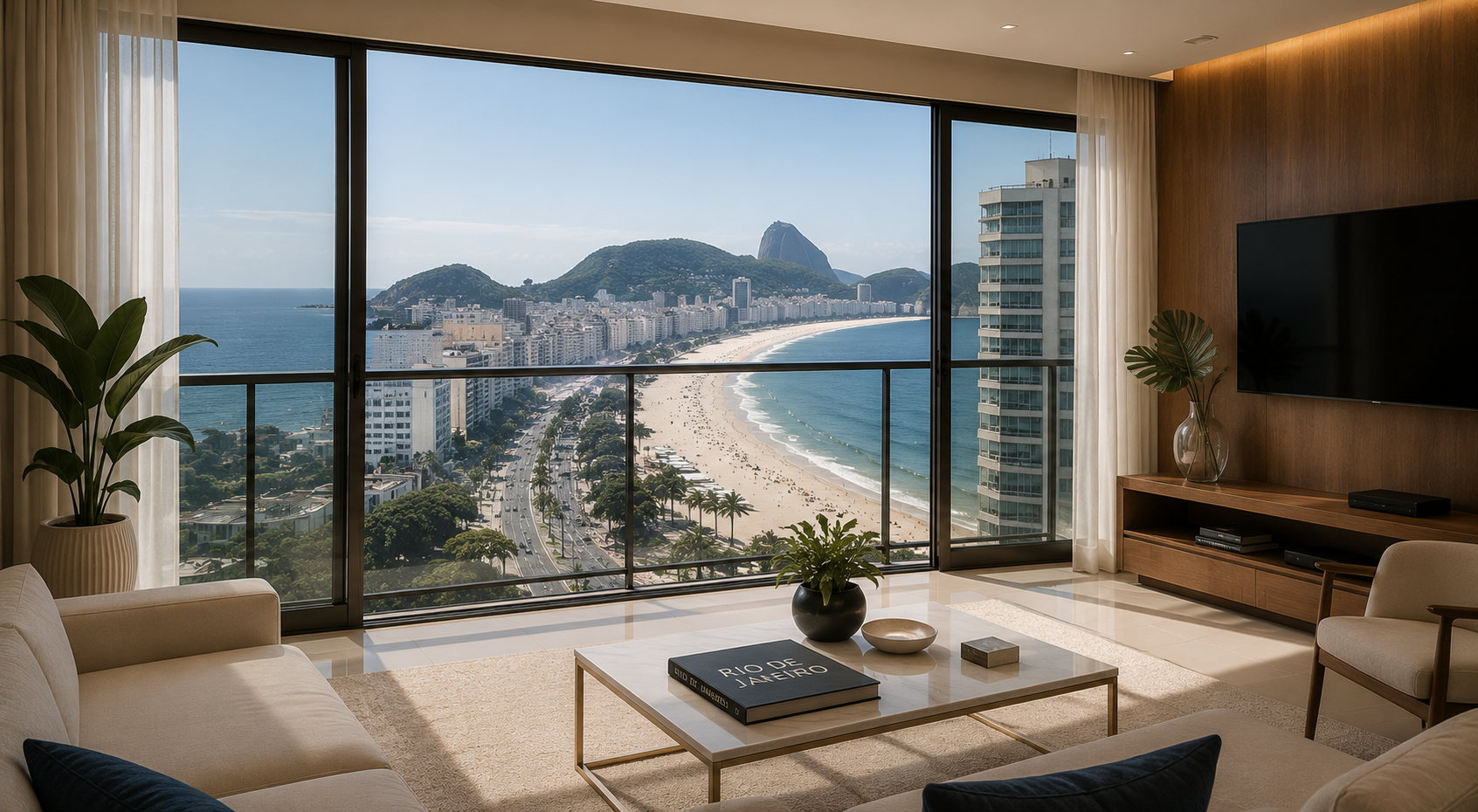 Apartamento com vista para o Rio de Janeiro