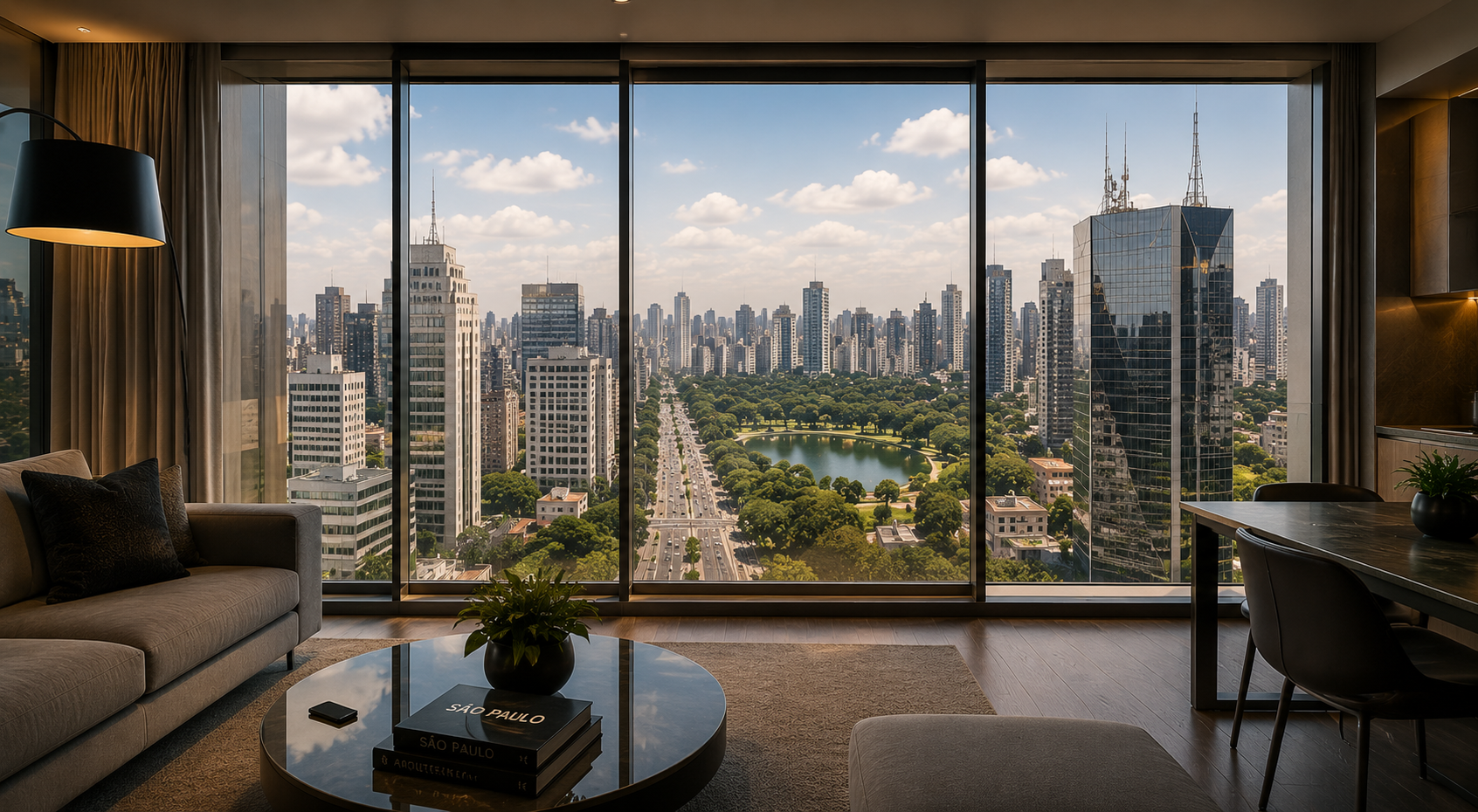Apartamento com vista para São Paulo
